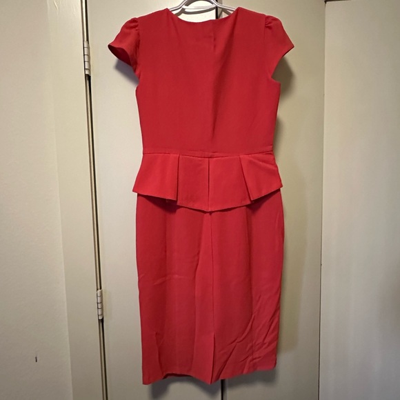 ASOS Zip Peplum Dress - Picture 3 of 5